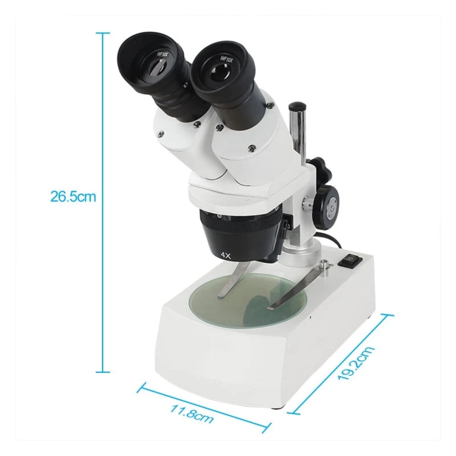 Lupa estereoscópica binocular XT-C 20x 40x con iluminación LED para laboratorio en Chile