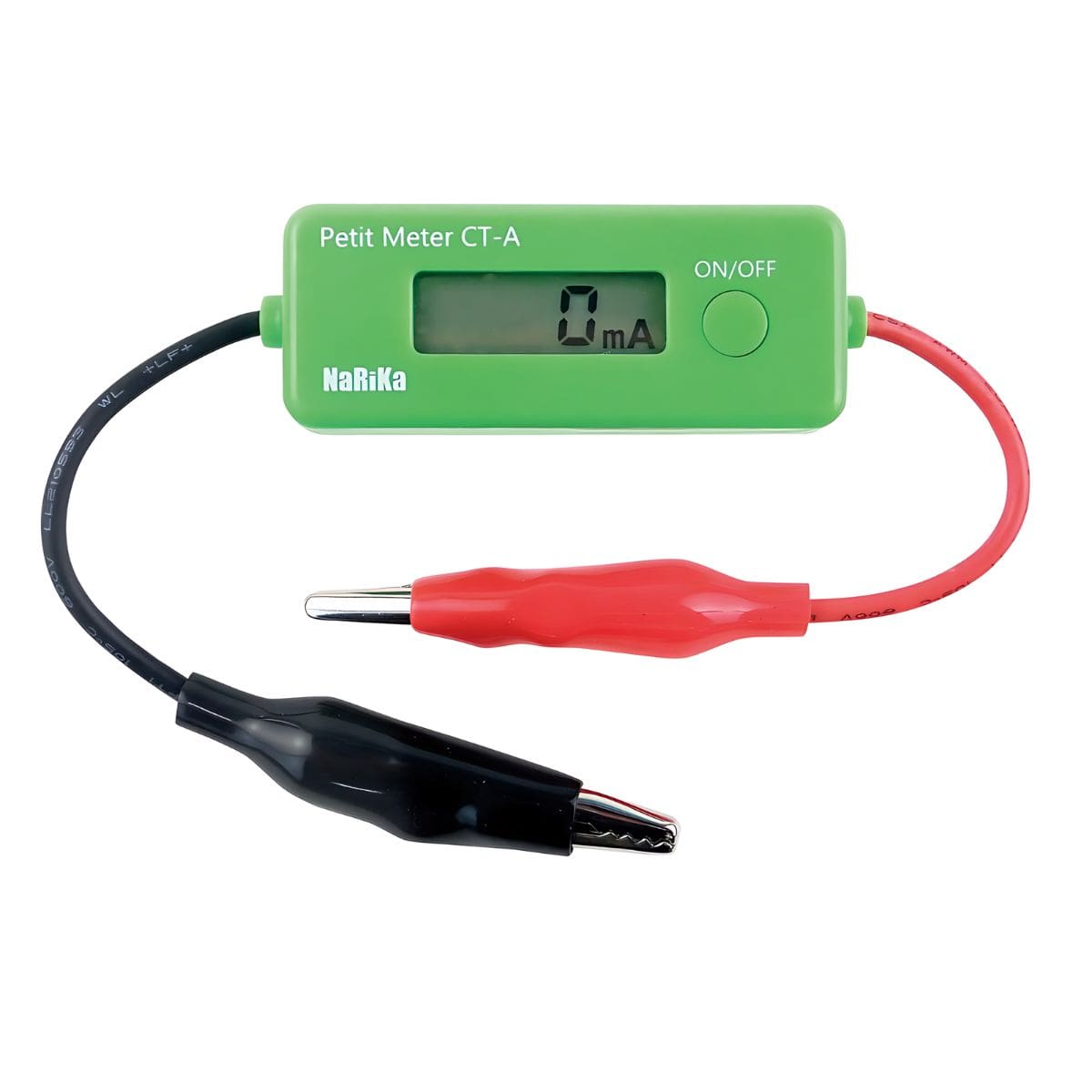 Mini Amperímetro Digital con Cable caimán - narika®