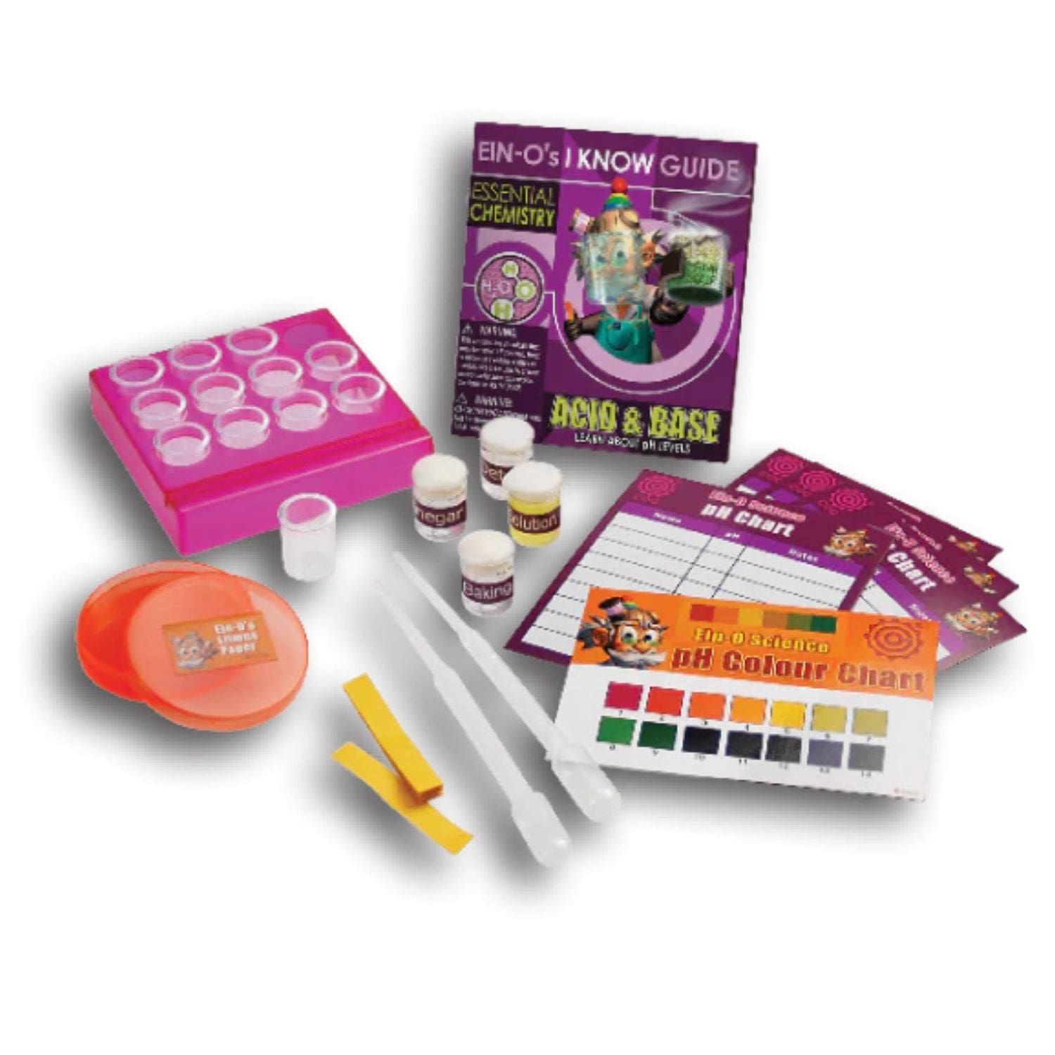 Kit Experimentos Ácido - Base de Ein-O Science