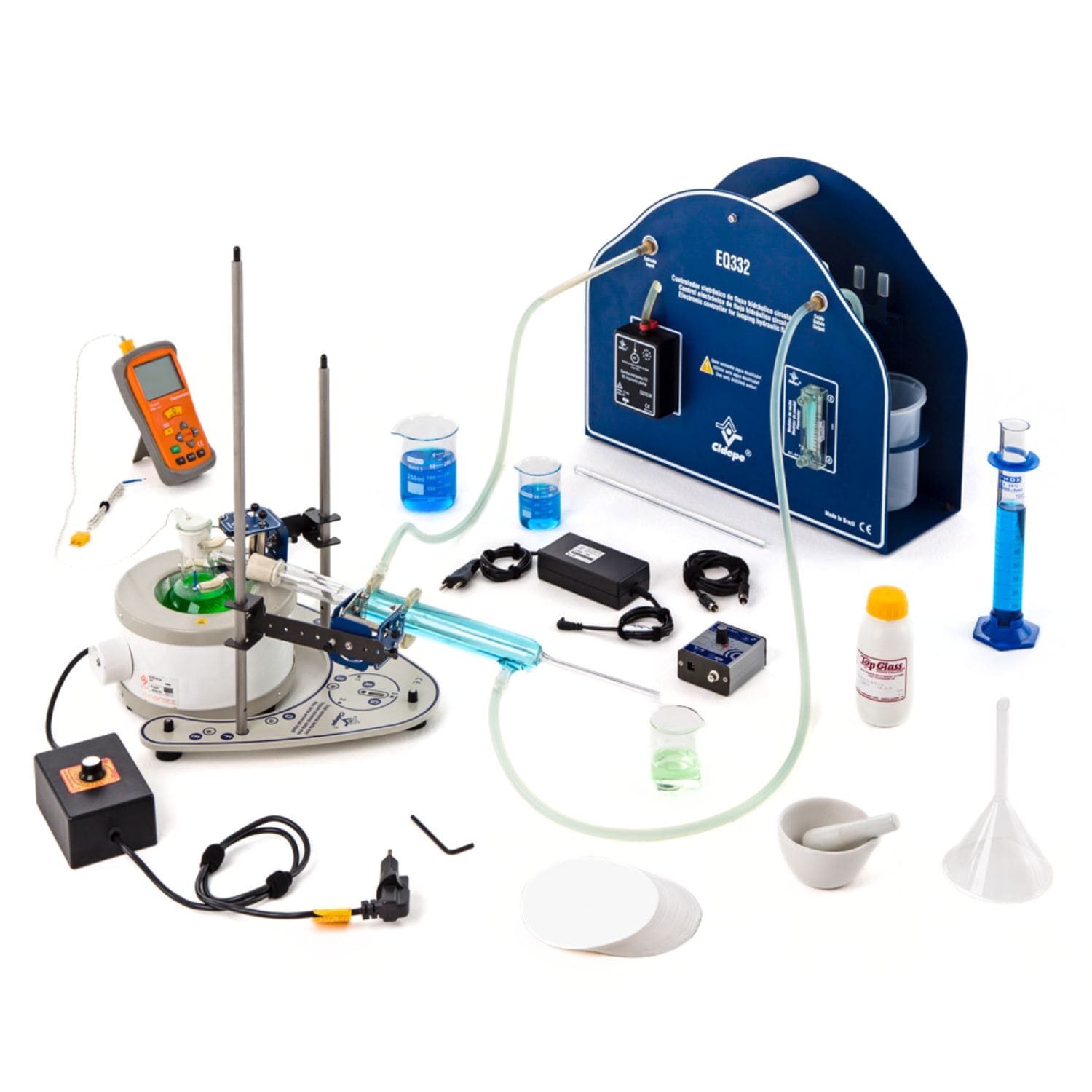 Conjunto de Destilación con Controlador Electrónico de Flujo - Cidepe®